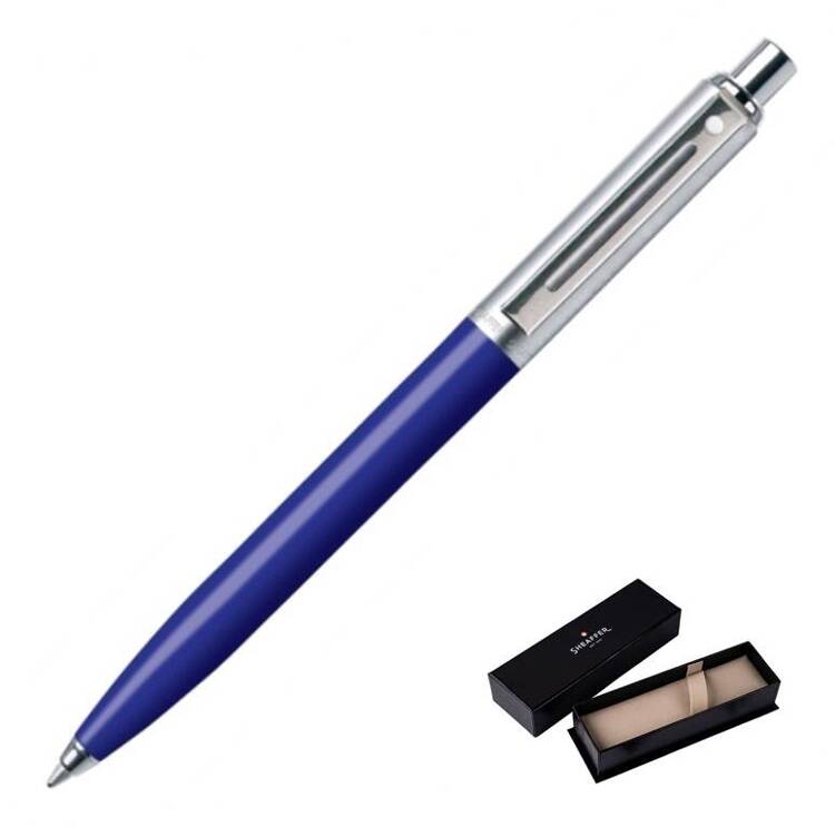321 Długopis Sheaffer Sentinel niebieski (ultramaryna), wykończenia niklowane
