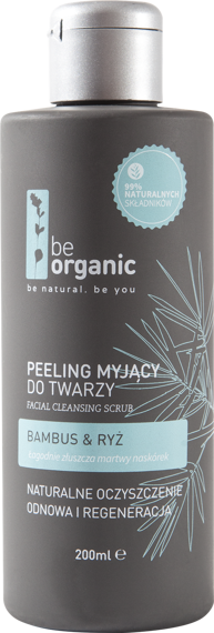 Be Organic
 Peeling myjący do twarzy
Bambus & Ryż